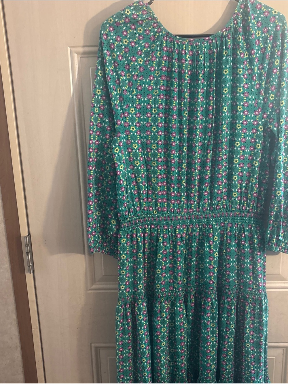 Matilda Jane Floral Tie-Front Midi Dress Large Womens Boho Cottagecore - Picture 7 of 9